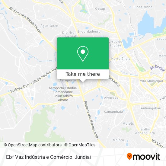 Ebf Vaz Indústria e Comércio map