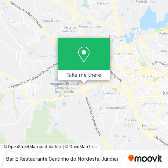 Mapa Bar E Restaurante Cantinho do Nordeste