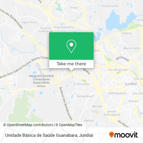 Unidade Básica de Saúde Guanabara map