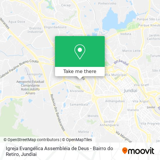Igreja Evangélica Assembléia de Deus - Bairro do Retiro map