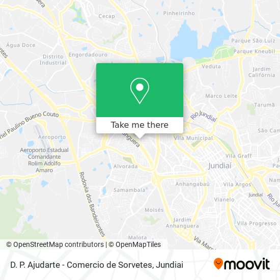 D. P. Ajudarte - Comercio de Sorvetes map