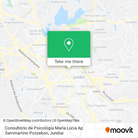 Consultório de Psicológia Maria Lúcia Ap Sammartino Pozzebon map