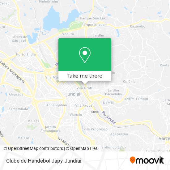 Clube de Handebol Japy map