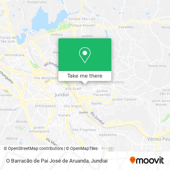 O Barracão de Pai José de Aruanda map