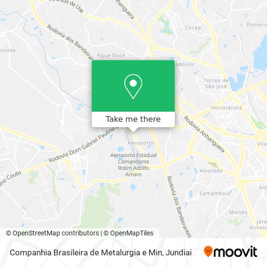 Companhia Brasileira de Metalurgia e Min map