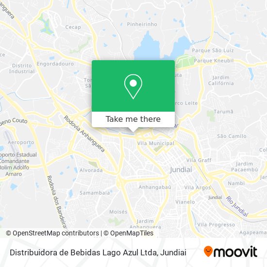 Distribuidora de Bebidas Lago Azul Ltda map