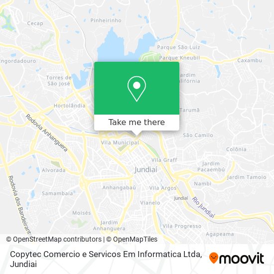 Copytec Comercio e Servicos Em Informatica Ltda map