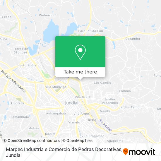 Marpec Industria e Comercio de Pedras Decorativas map