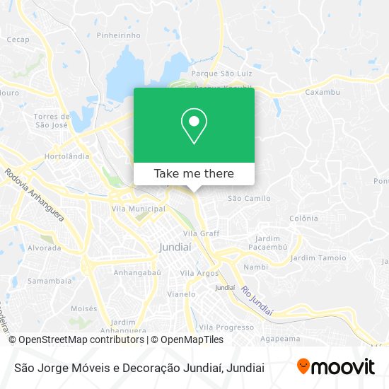 São Jorge Móveis e Decoração Jundiaí map