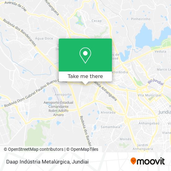Daap Indústria Metalúrgica map