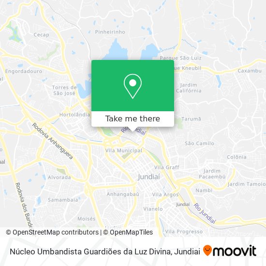 Núcleo Umbandista Guardiões da Luz Divina map