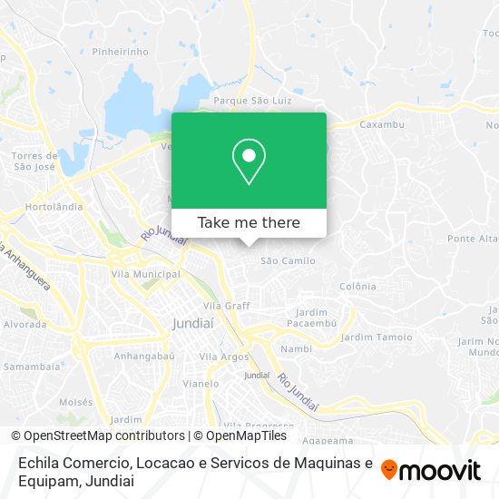 Echila Comercio, Locacao e Servicos de Maquinas e Equipam map