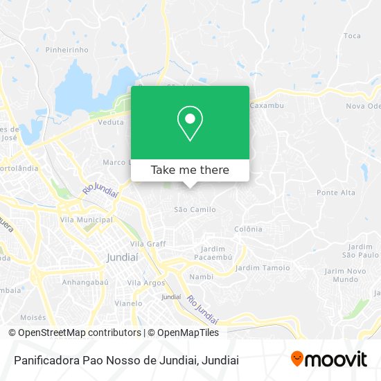 Panificadora Pao Nosso de Jundiai map