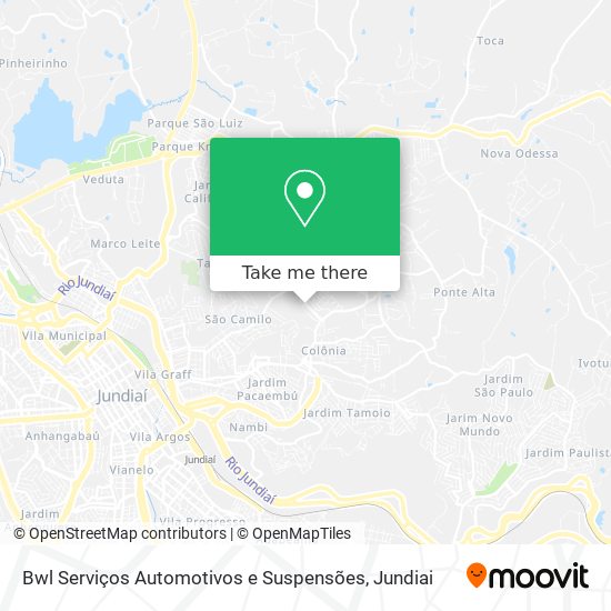 Bwl Serviços Automotivos e Suspensões map