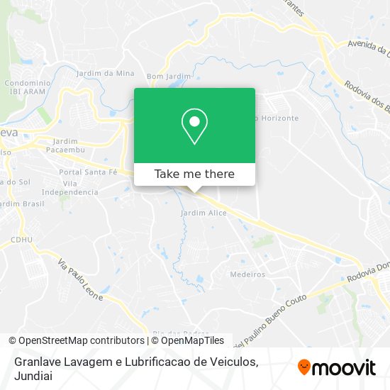 Granlave Lavagem e Lubrificacao de Veiculos map