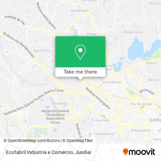 Ecofabril Indústria e Comércio map