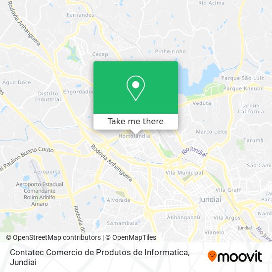 Mapa Contatec Comercio de Produtos de Informatica