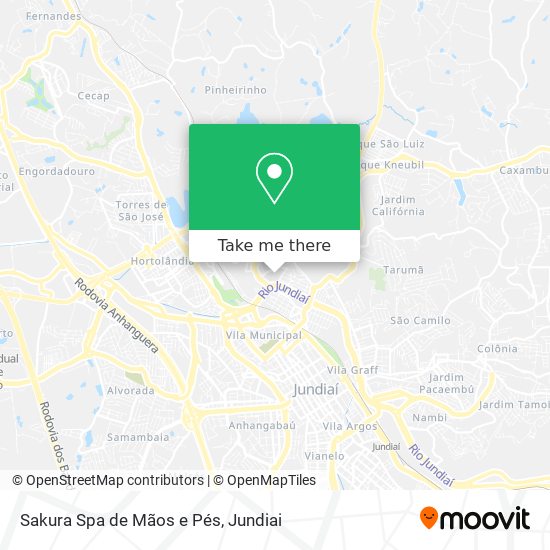 Sakura Spa de Mãos e Pés map