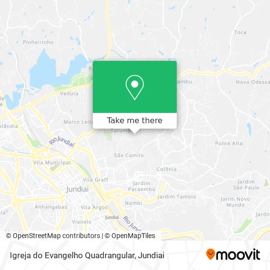 Igreja do Evangelho Quadrangular map