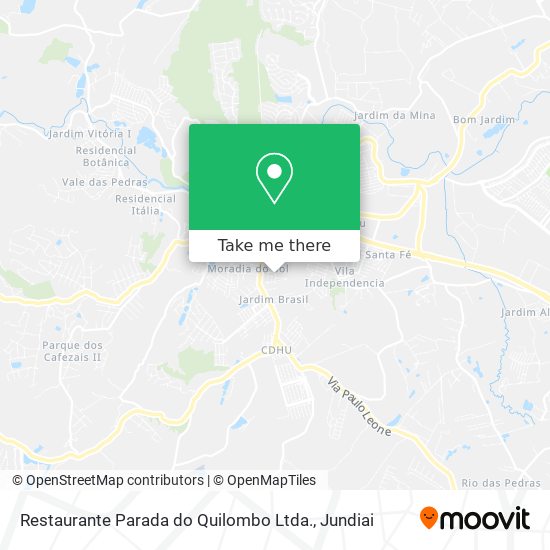 Restaurante Parada do Quilombo Ltda. map
