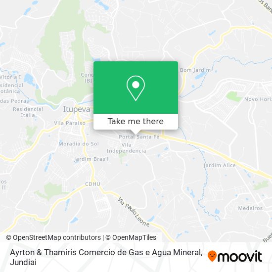 Ayrton & Thamiris Comercio de Gas e Agua Mineral map
