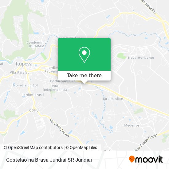 Costelao na Brasa Jundiaí SP map