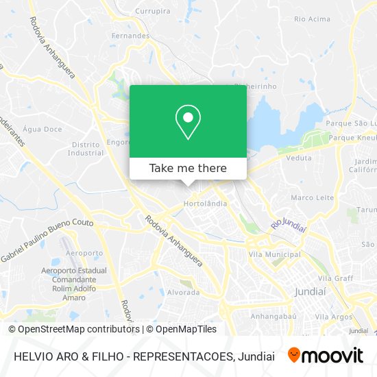 HELVIO ARO & FILHO - REPRESENTACOES map