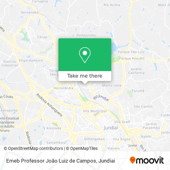 Emeb Professor João Luiz de Campos map