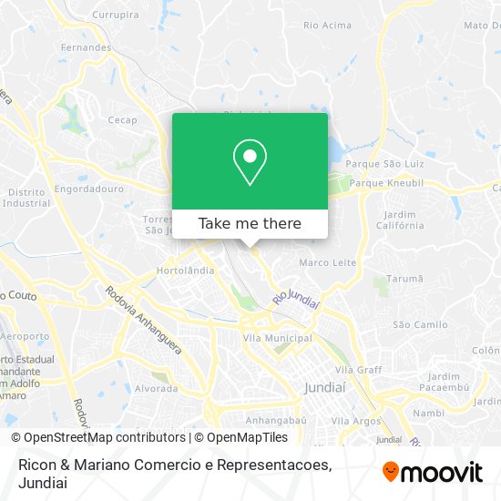 Ricon & Mariano Comercio e Representacoes map