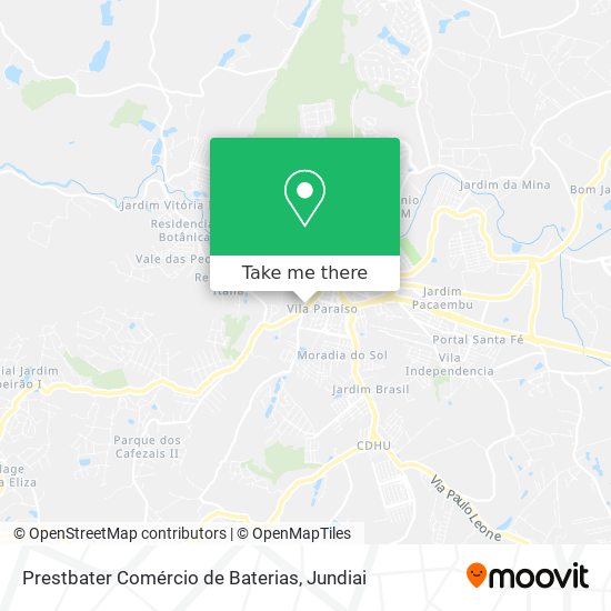Prestbater Comércio de Baterias map