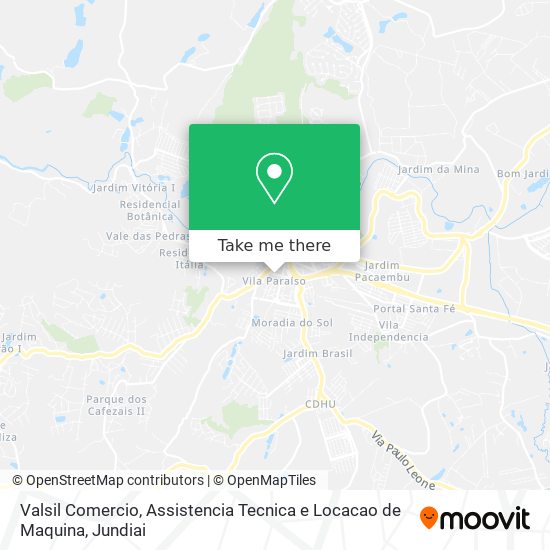 Valsil Comercio, Assistencia Tecnica e Locacao de Maquina map