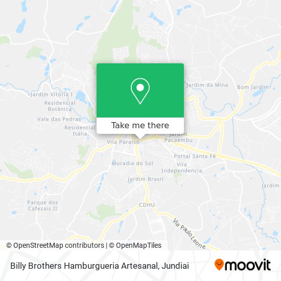 Billy Brothers Hamburgueria Artesanal map