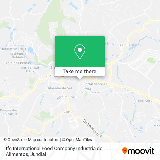 Ifc International Food Company Industria de Alimentos map