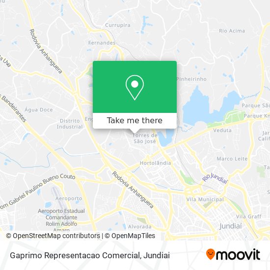 Gaprimo Representacao Comercial map