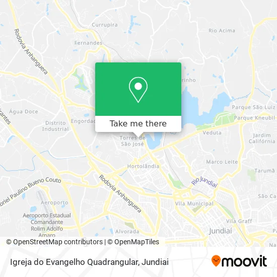 Igreja do Evangelho Quadrangular map