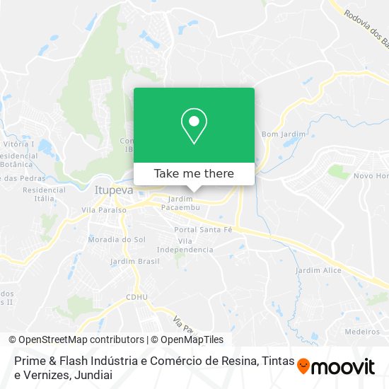 Prime & Flash Indústria e Comércio de Resina, Tintas e Vernizes map