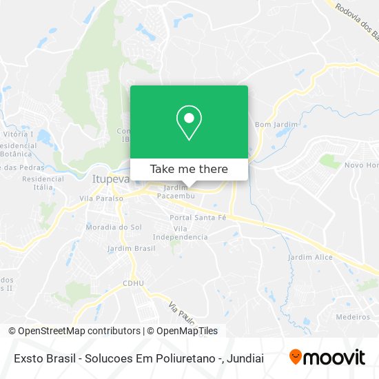 Exsto Brasil - Solucoes Em Poliuretano - map
