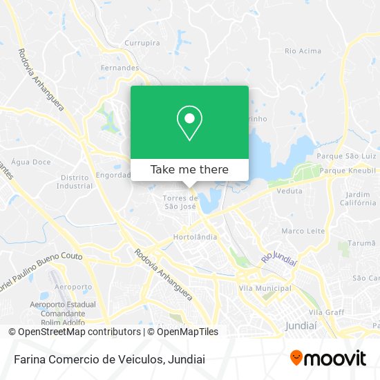 Farina Comercio de Veiculos map
