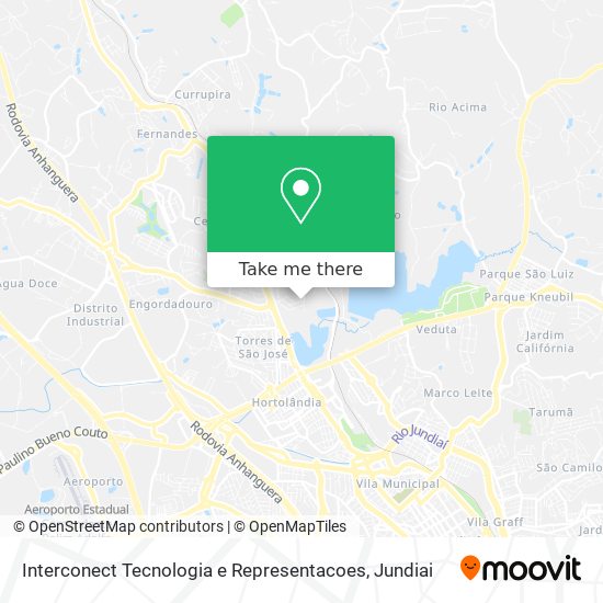 Interconect Tecnologia e Representacoes map