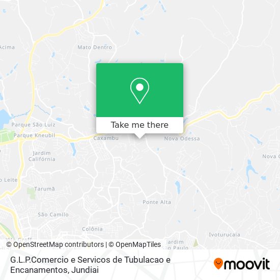 G.L.P.Comercio e Servicos de Tubulacao e Encanamentos map