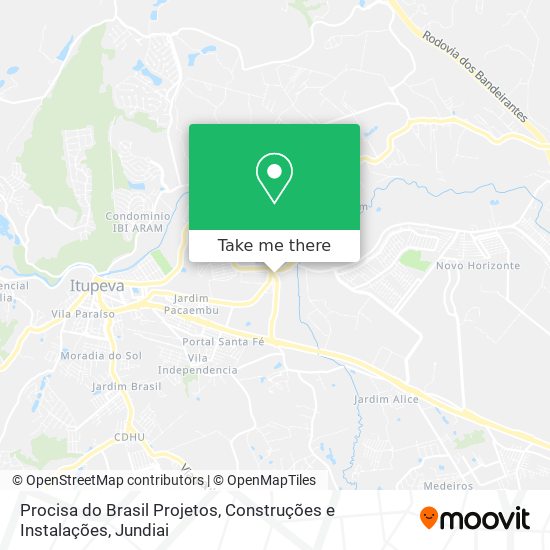 Procisa do Brasil Projetos, Construções e Instalações map