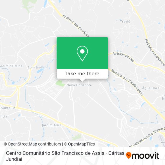 Centro Comunitário São Francisco de Assis - Cáritas map
