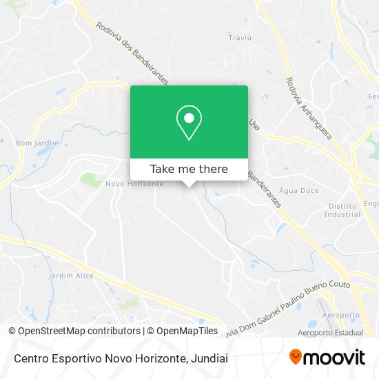 Centro Esportivo Novo Horizonte map