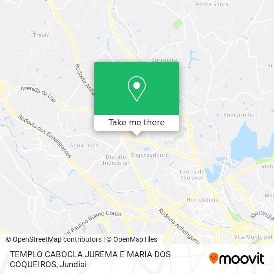 TEMPLO CABOCLA JUREMA E MARIA DOS COQUEIROS map