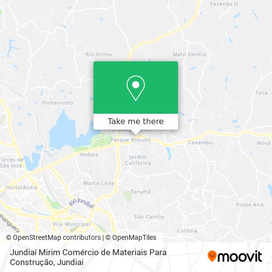 Jundiaí Mirim Comércio de Materiais Para Construção map