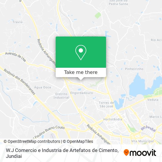 W.J Comercio e Industria de Artefatos de Cimento map