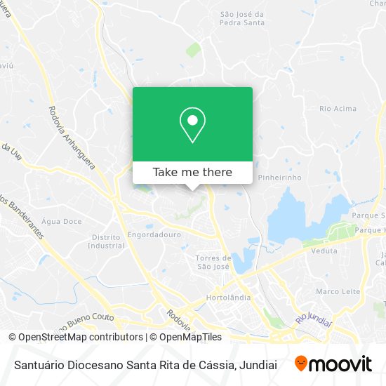 Santuário Diocesano Santa Rita de Cássia map