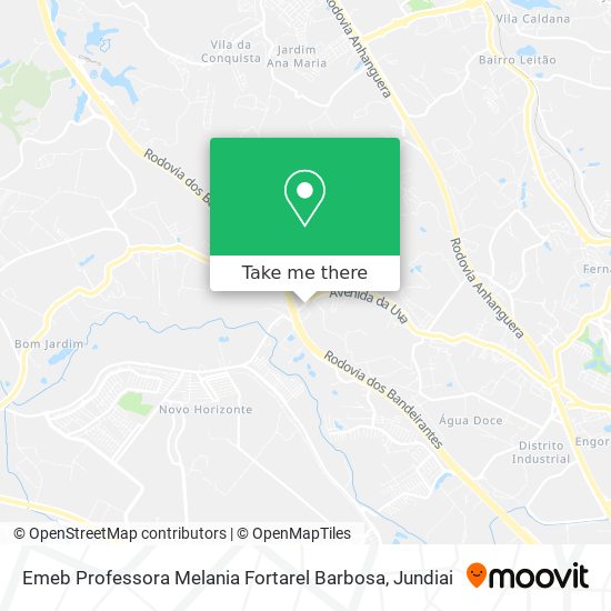 Emeb Professora Melania Fortarel Barbosa map