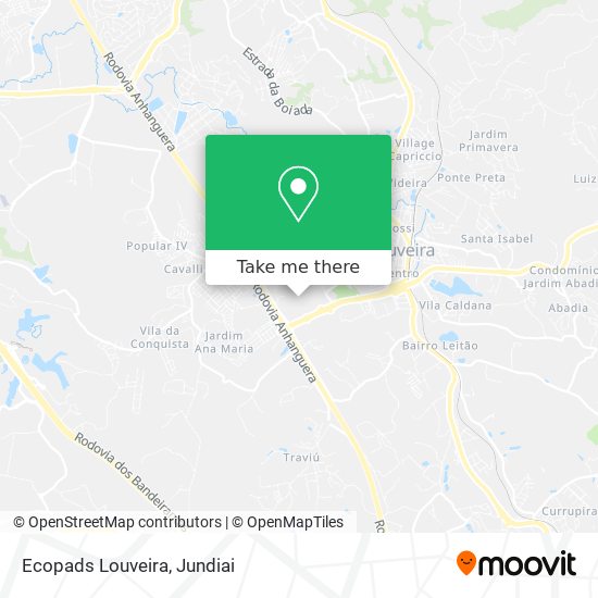 Ecopads Louveira map