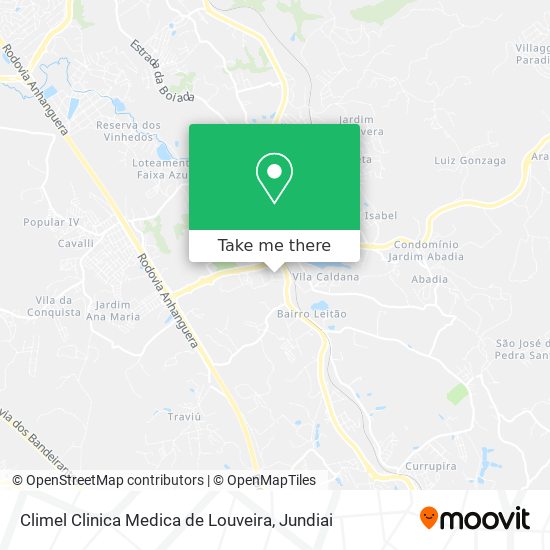 Climel Clinica Medica de Louveira map